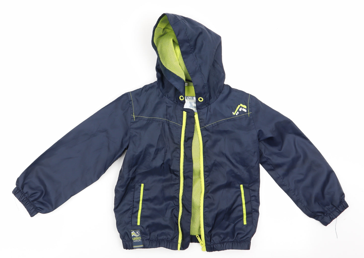 Urban Rascals Boys Blue   Parka Coat Size 3-4 Years