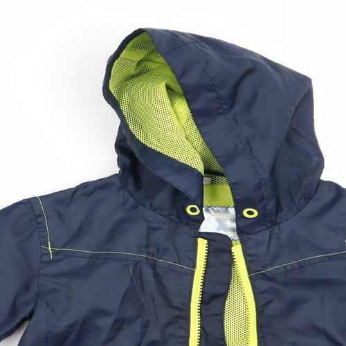 Urban Rascals Boys Blue   Parka Coat Size 3-4 Years