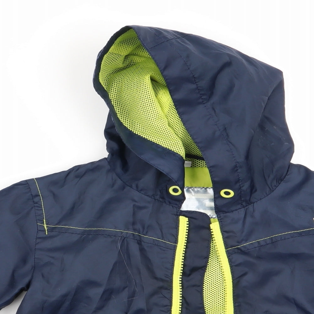 Urban Rascals Boys Blue   Parka Coat Size 3-4 Years