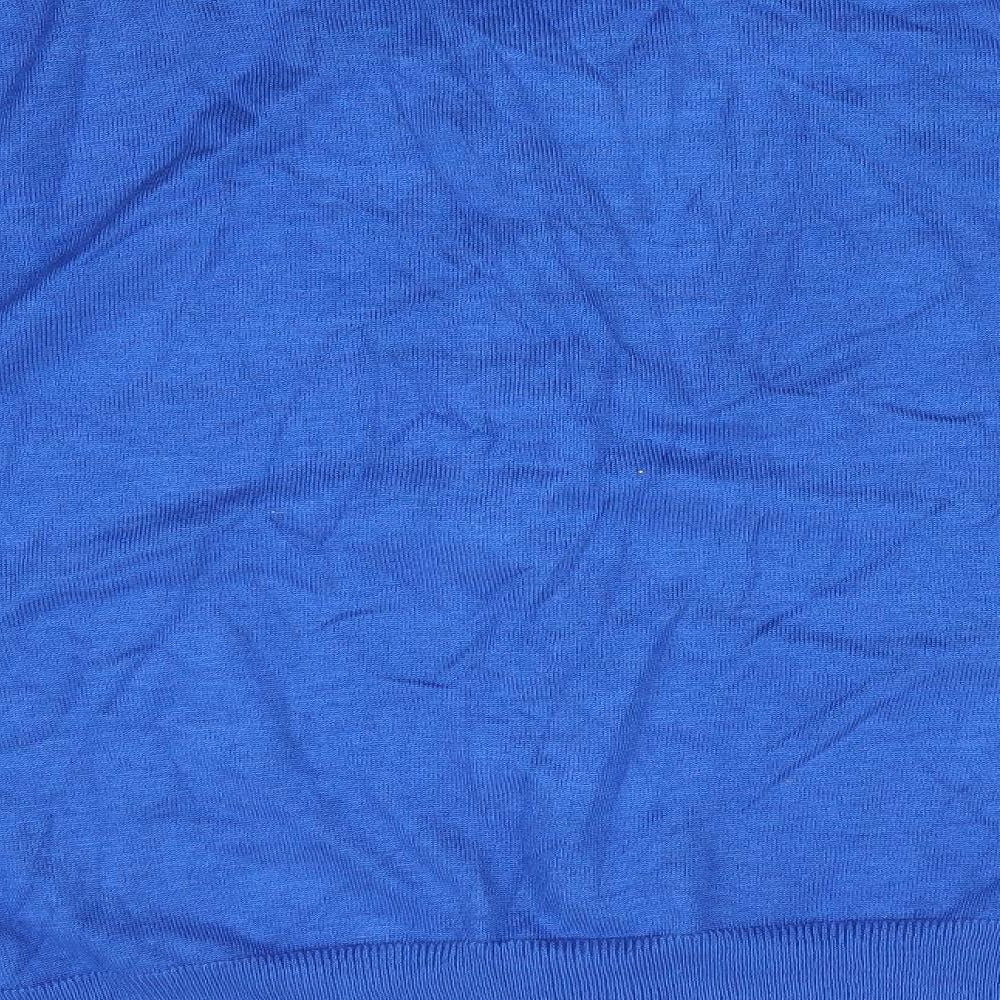 Encuentro Womens Blue   Cardigan Jumper Size L
