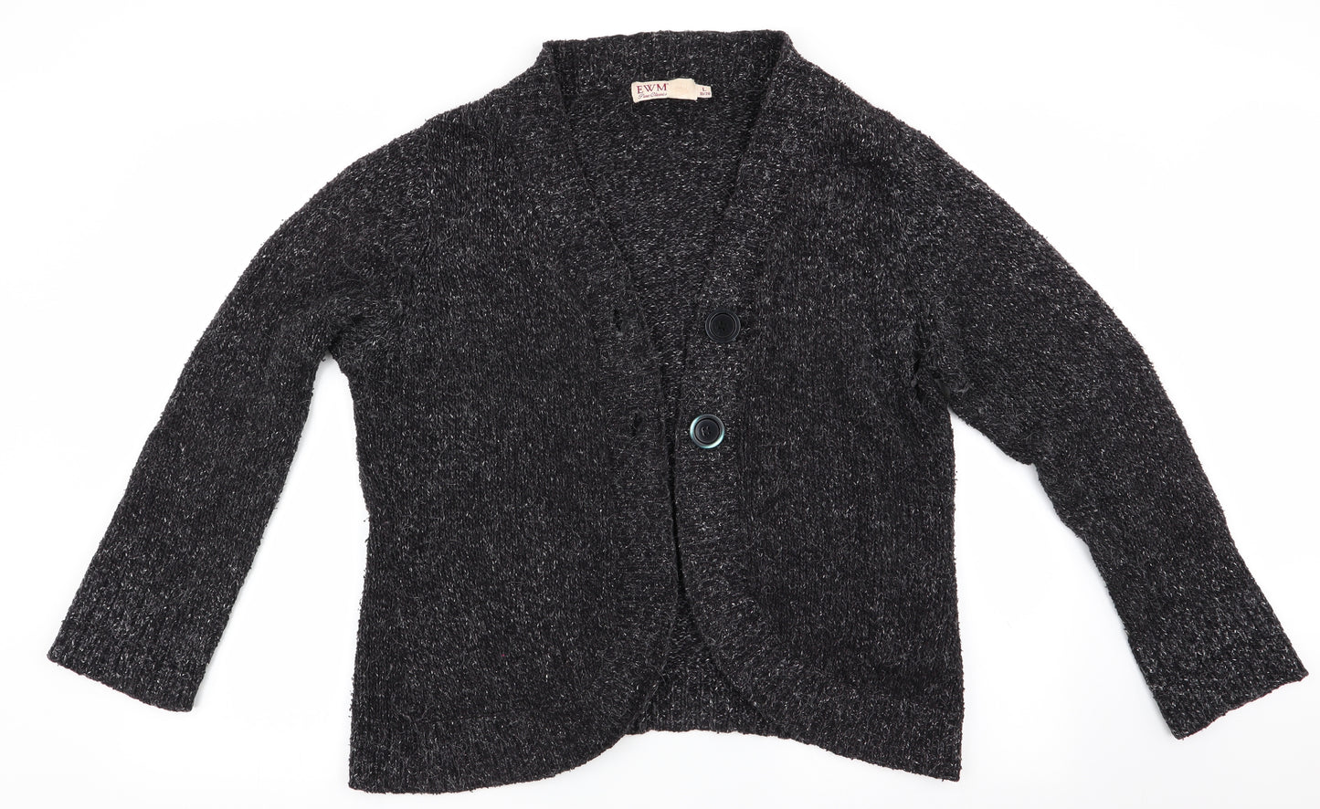 EWM Pure Classics Womens Black   Cardigan Jumper Size 18