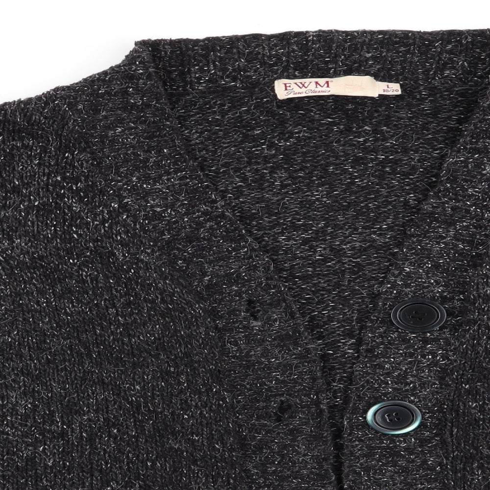 EWM Pure Classics Womens Black   Cardigan Jumper Size 18