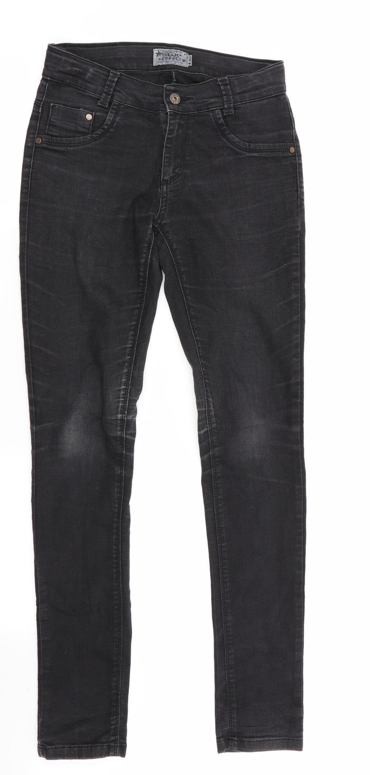 Blue Effect Mens Black Skinny Jeans Size 26 in L31 in