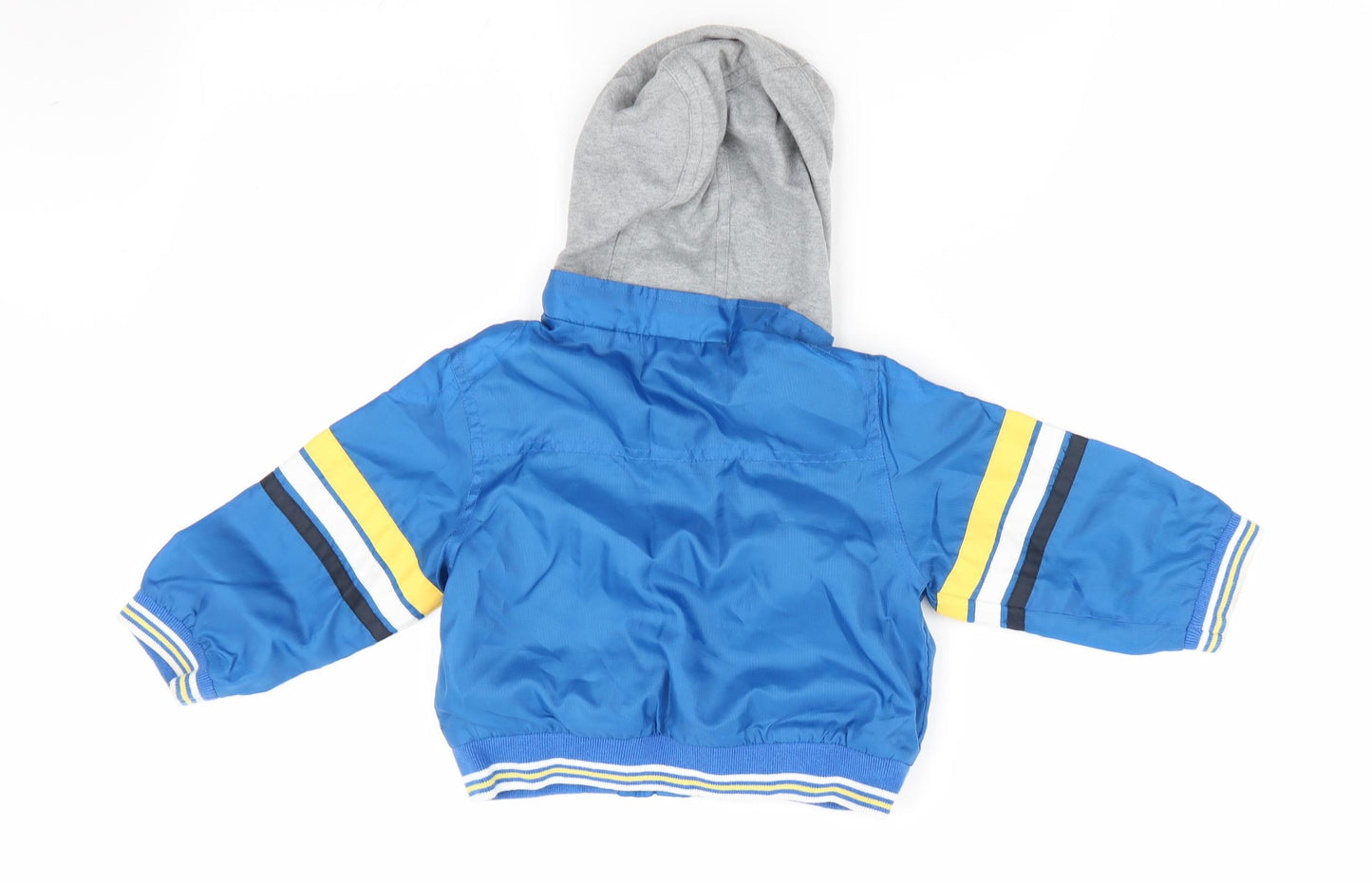 Mothercare Boys Blue   Bomber Jacket Coat Size 18-24 Months