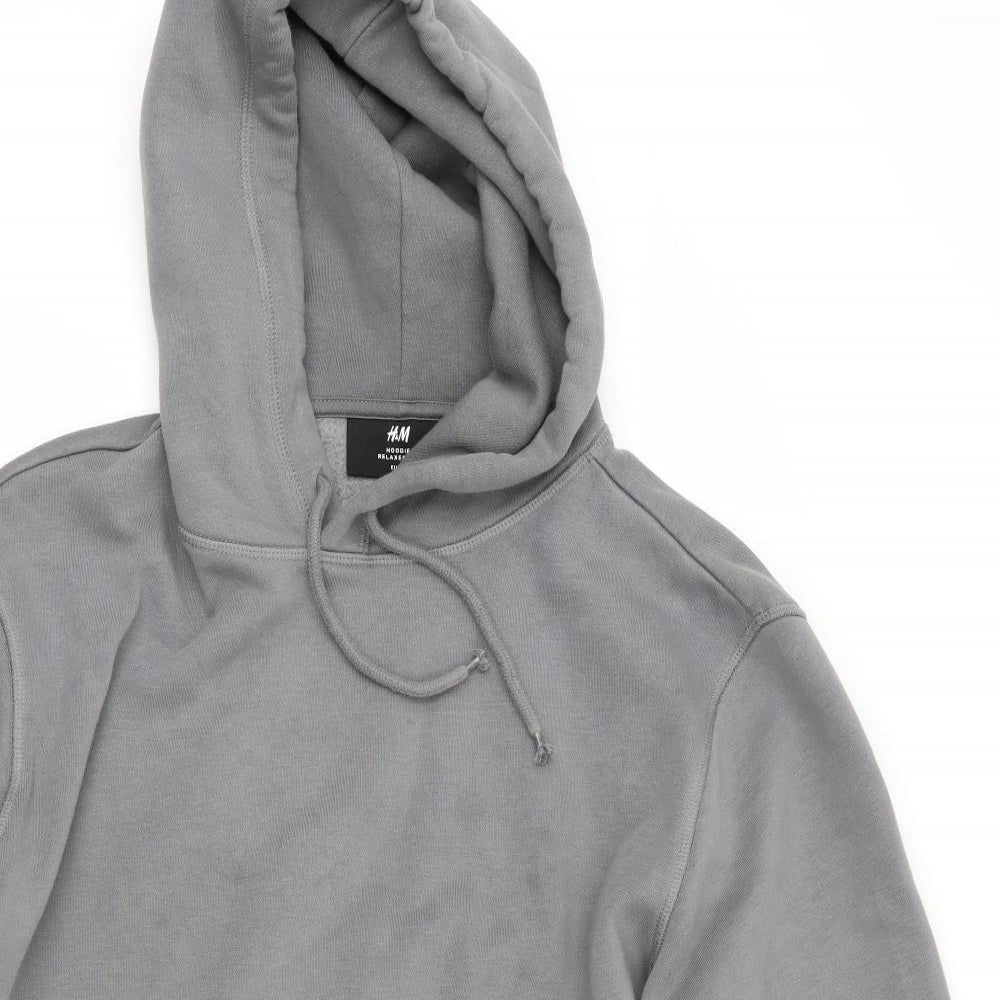 H&M Mens Grey   Pullover Sweatshirt Size S