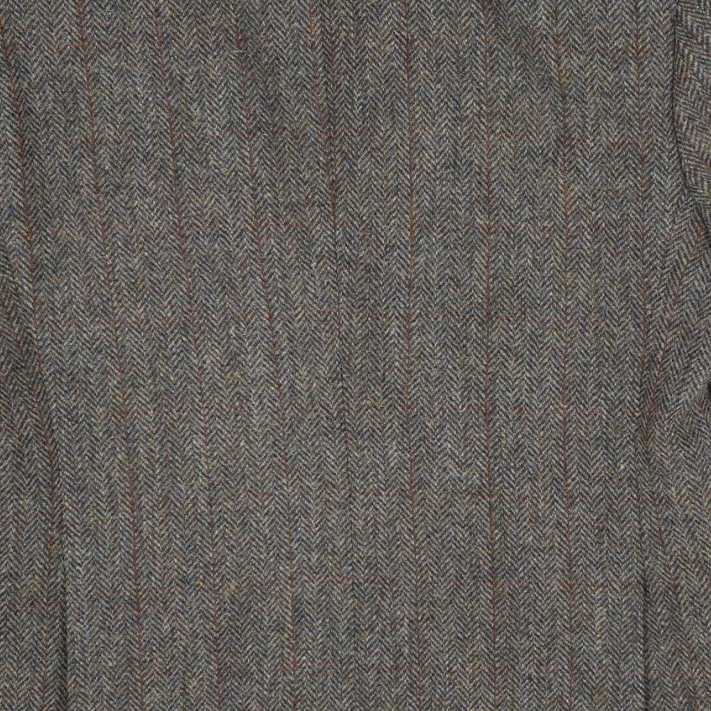 Brook Traverner Mens Green Herringbone  Jacket Blazer Size 38  - Tweed Jacket