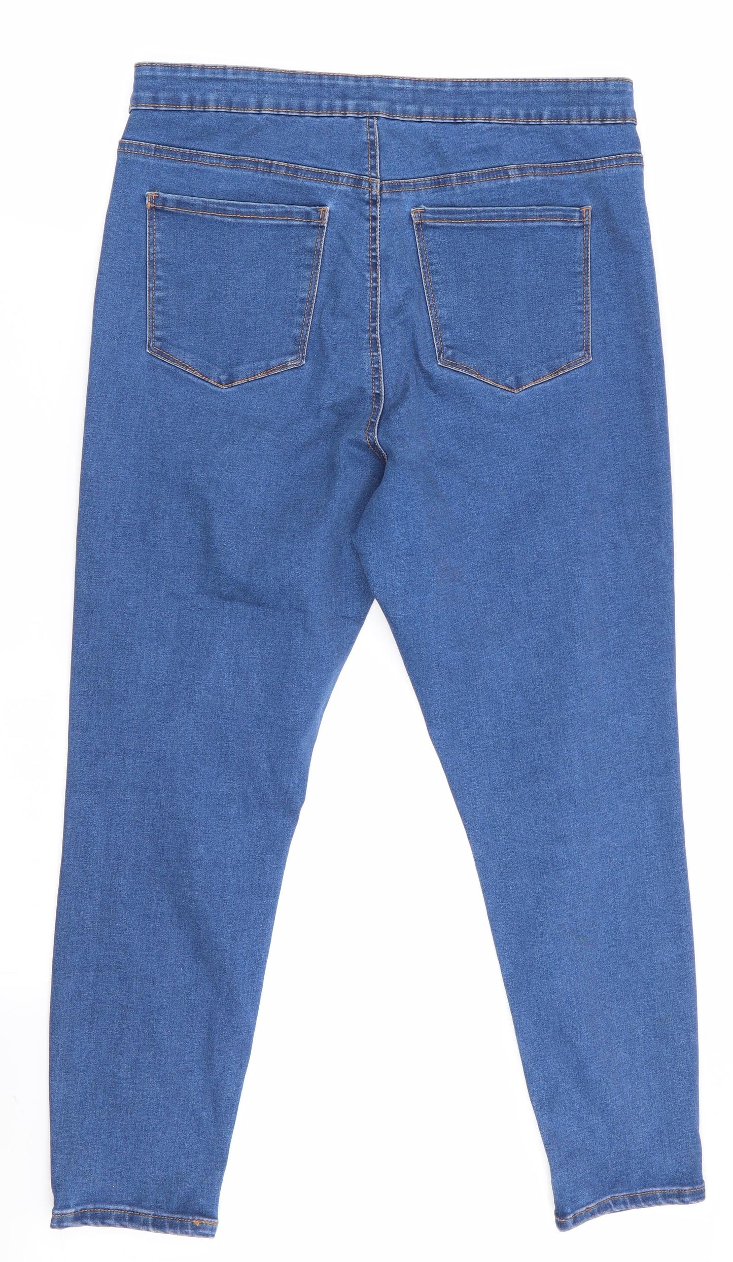 Denim Co Womens Blue   Cropped Jeans Size 16 L24 in