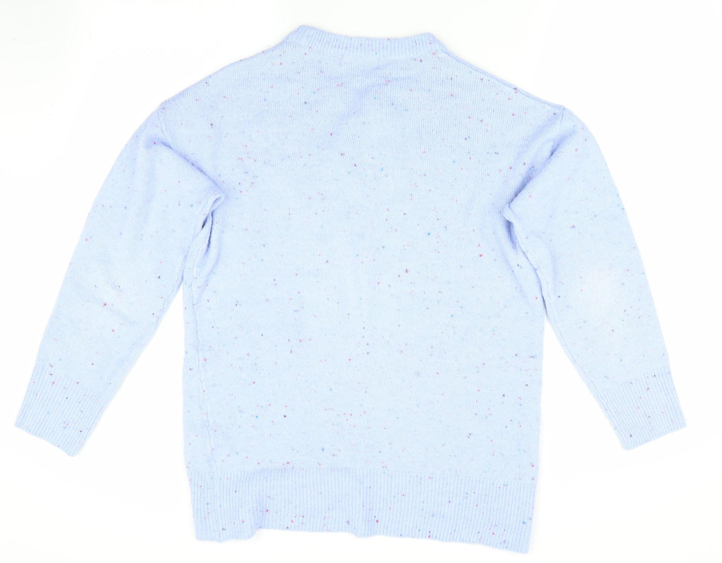 Nutmeg Womens Blue   Pullover Jumper Size 10