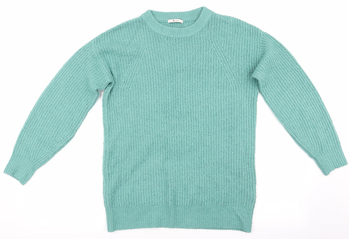 TU Womens Green Pullover Jumper Size 8