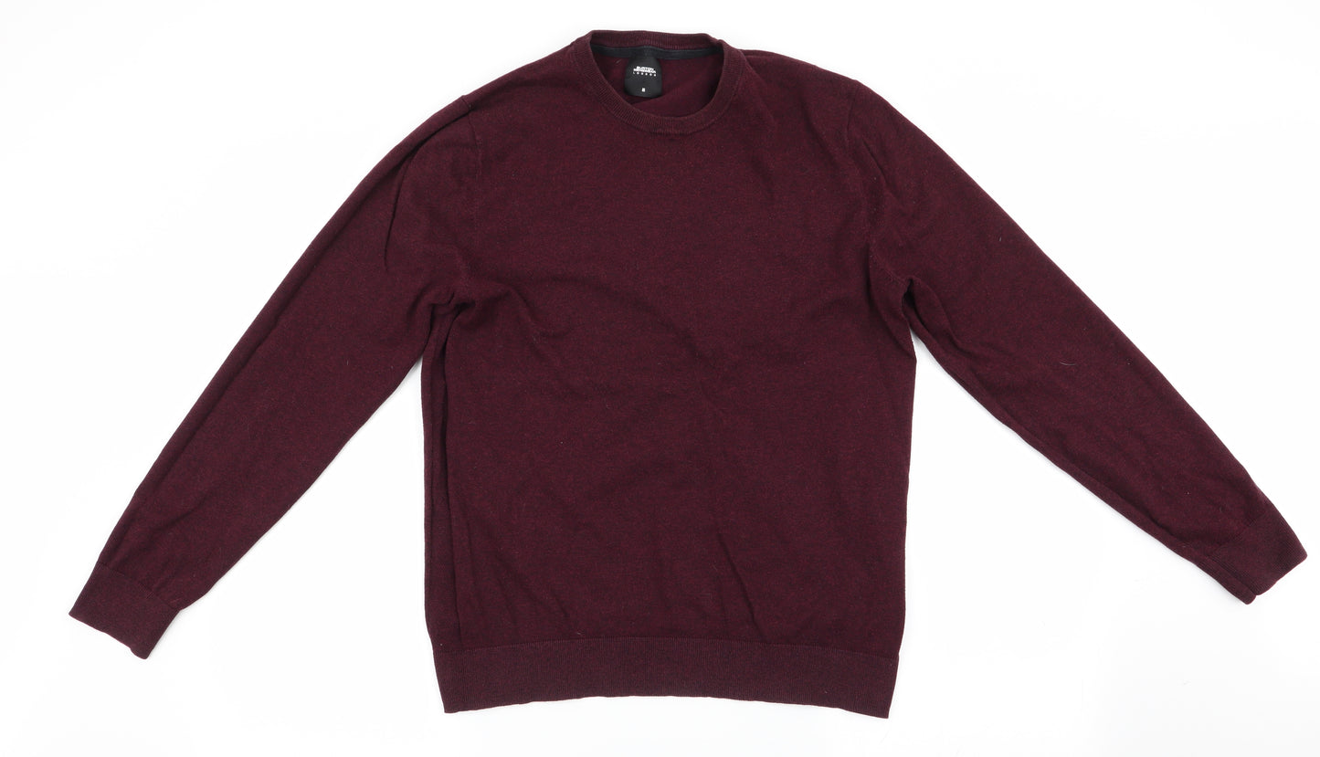 Burtons Menswear Mens Purple   Pullover Jumper Size M