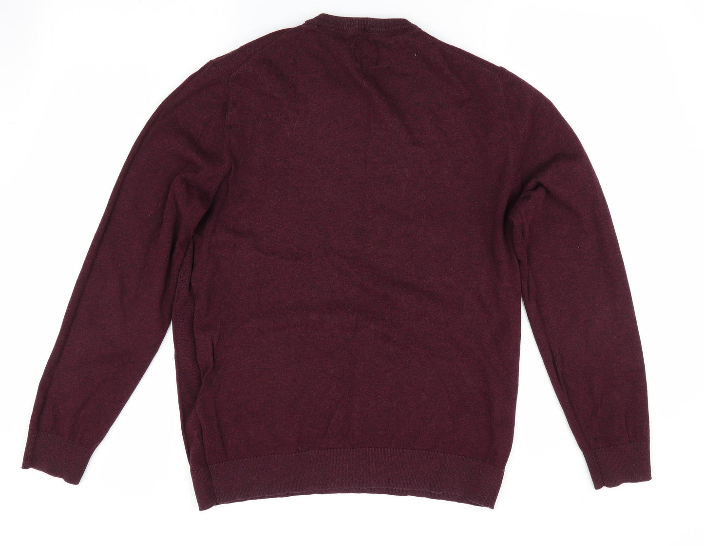 Burtons Menswear Mens Purple   Pullover Jumper Size M