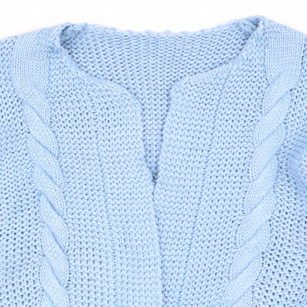 Preworn Womens Blue   Cardigan Jumper Size 20