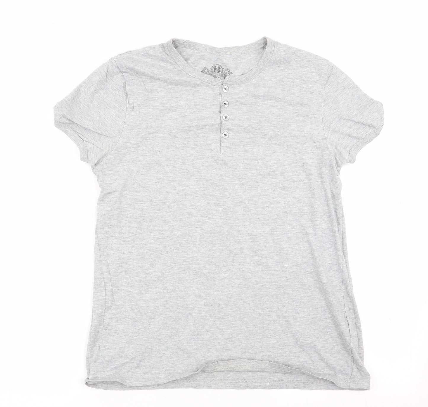Burtons Menswear Mens Grey    T-Shirt Size M
