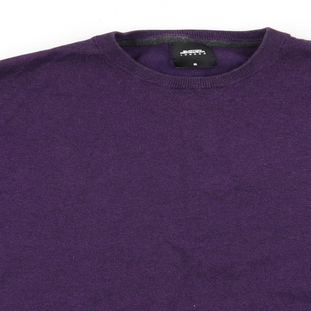 Burtons Menswear Mens Purple   Pullover Jumper Size M