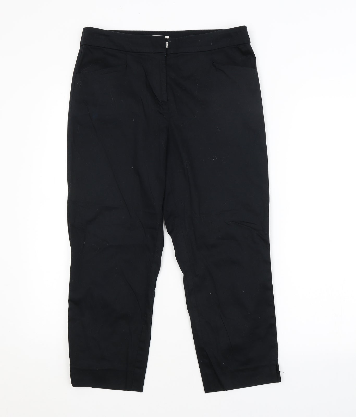 TU Womens Black   Trousers  Size 10 L21 in