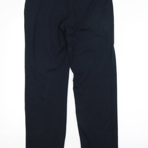 M&S Womens Blue   Trousers  Size 8 L29 in