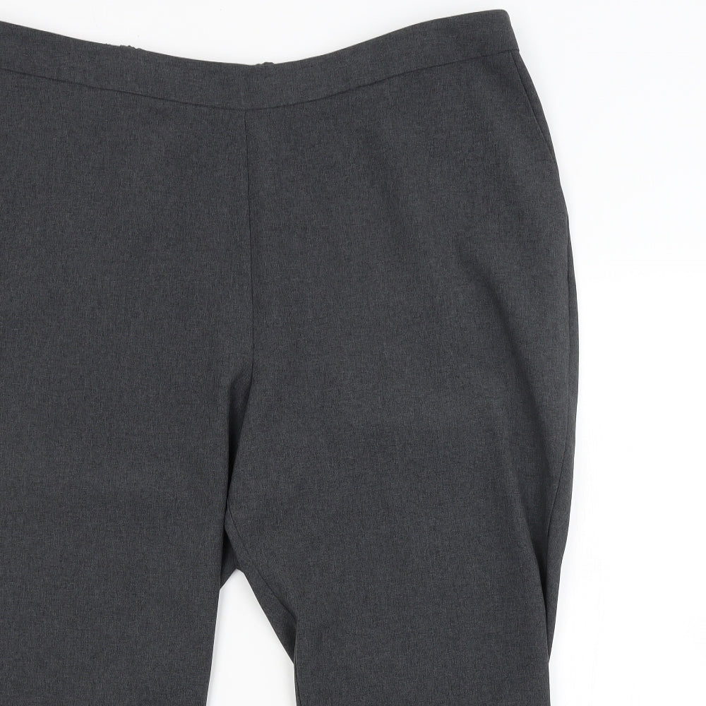Bonmarché Womens Grey   Trousers  Size 22 L22 in