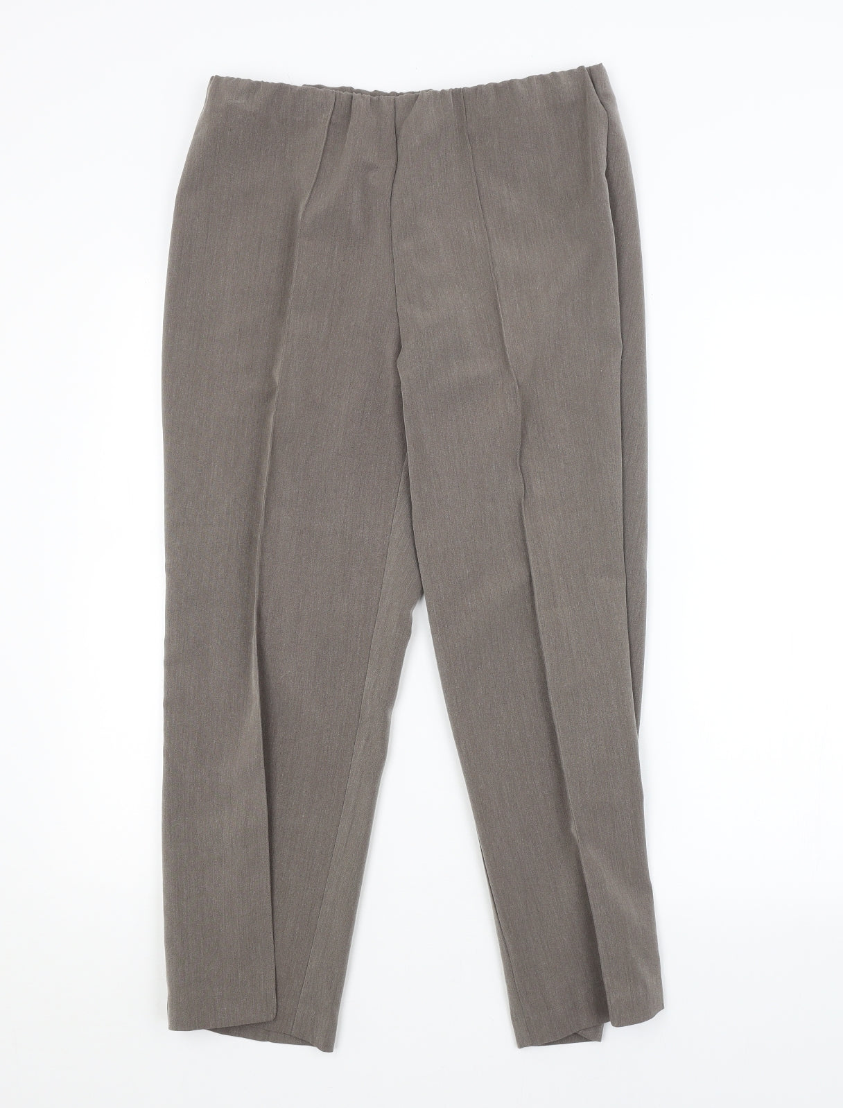 Preworn Womens Grey   Trousers  Size 12 L25 in