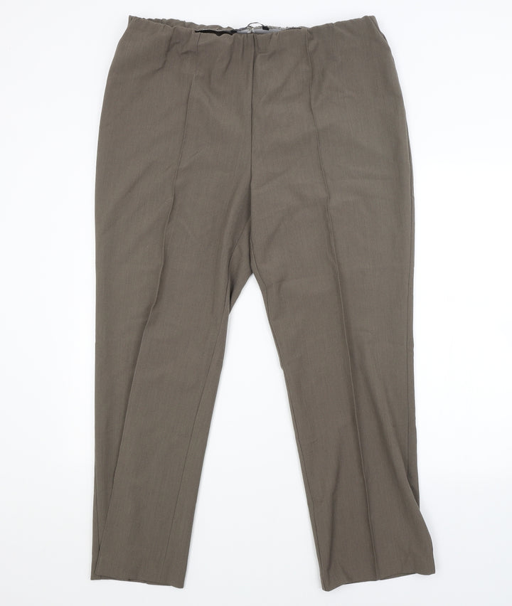 BM Womens Green   Trousers  Size 18 L28 in