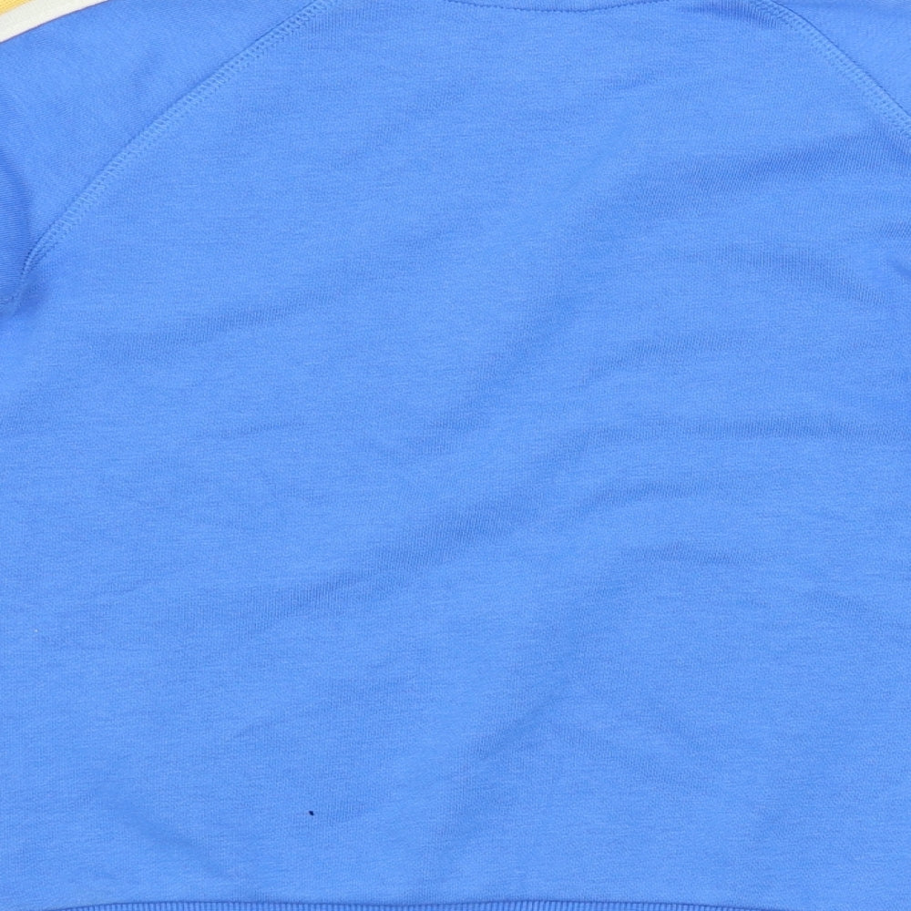 M&S Boys Blue Spotted  Pullover Jumper Size 6-7 Years
