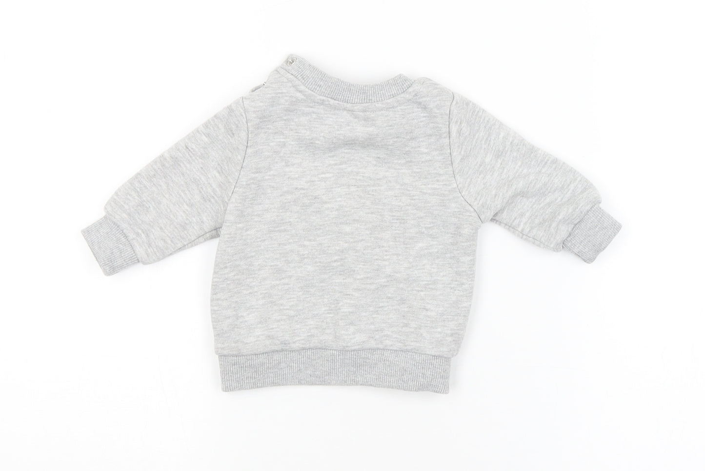 Primark Baby Grey   Pullover Jumper Size 0-3 Months  - DISNEY, CHRISTMAS