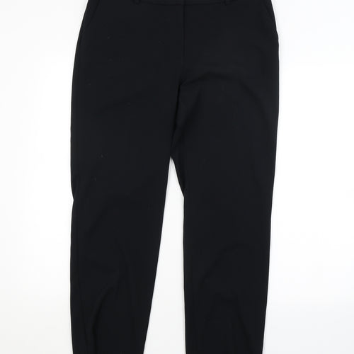 M&S Womens Black   Trousers  Size 12 L27 in