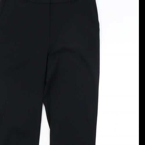 M&S Womens Black   Trousers  Size 12 L27 in