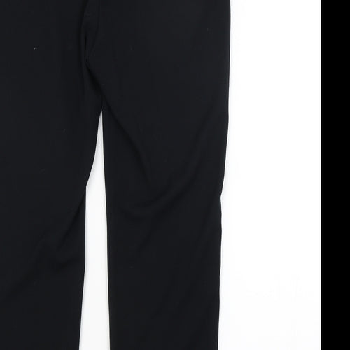 M&S Womens Black   Trousers  Size 12 L27 in