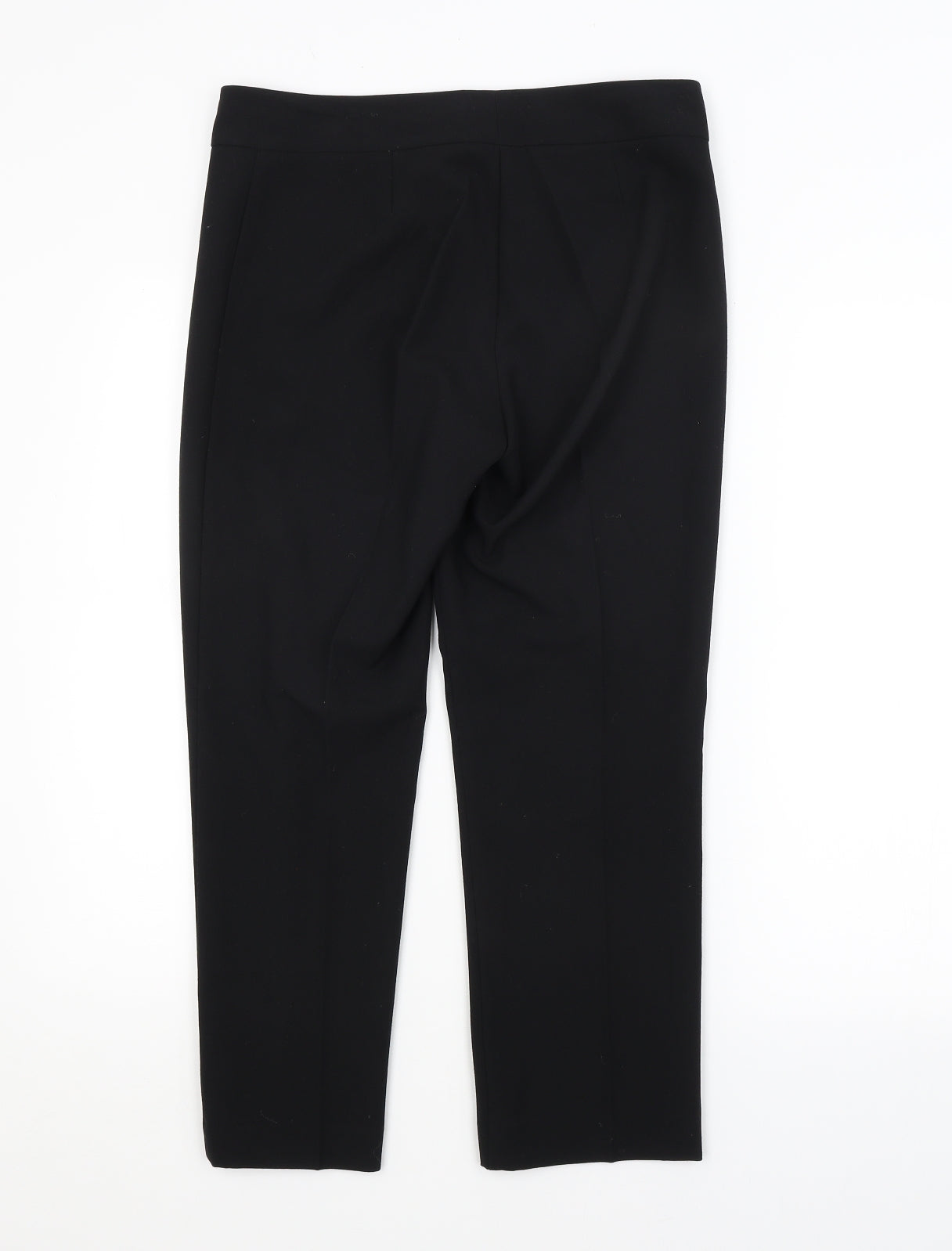 M&S Womens Black   Trousers  Size 10 L24 in