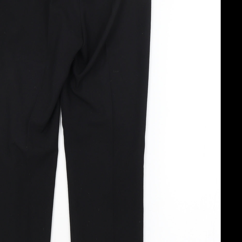 M&S Womens Black   Trousers  Size 10 L24 in