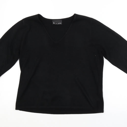 BHS Womens Black   Pullover Jumper Size 14