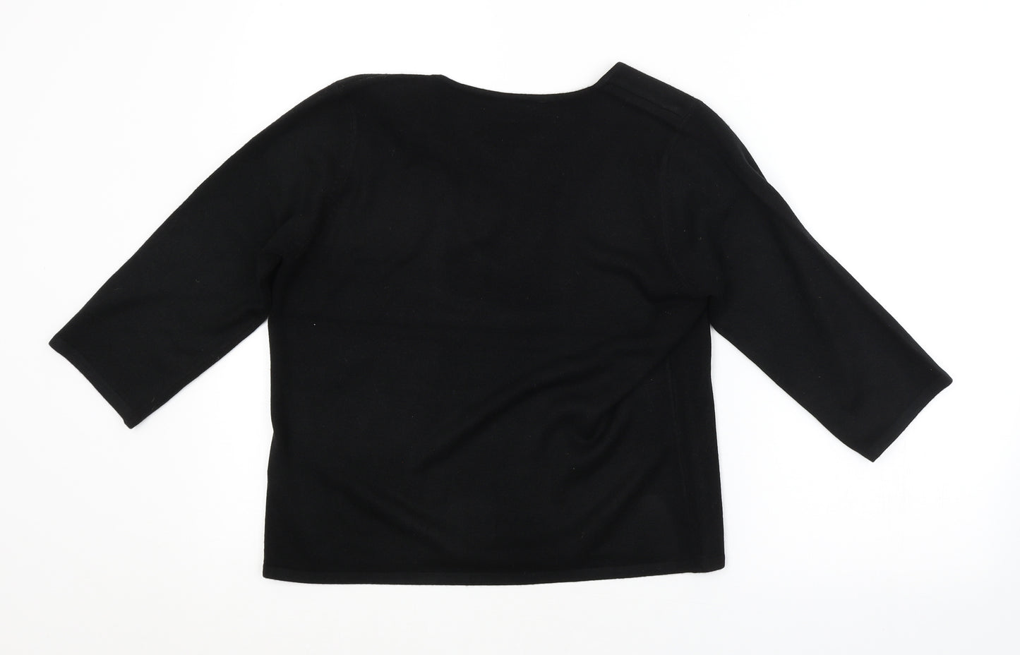 BHS Womens Black   Pullover Jumper Size 14