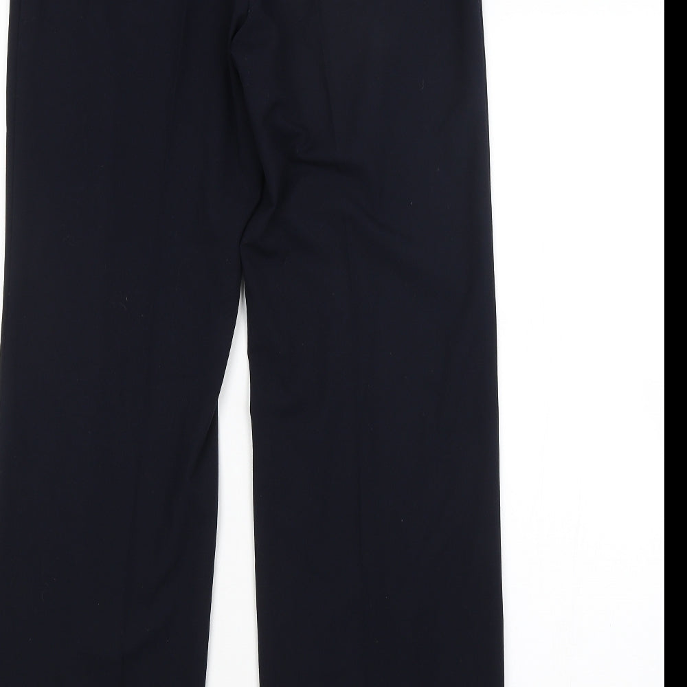 M&S Womens Blue   Trousers  Size 10 L29 in