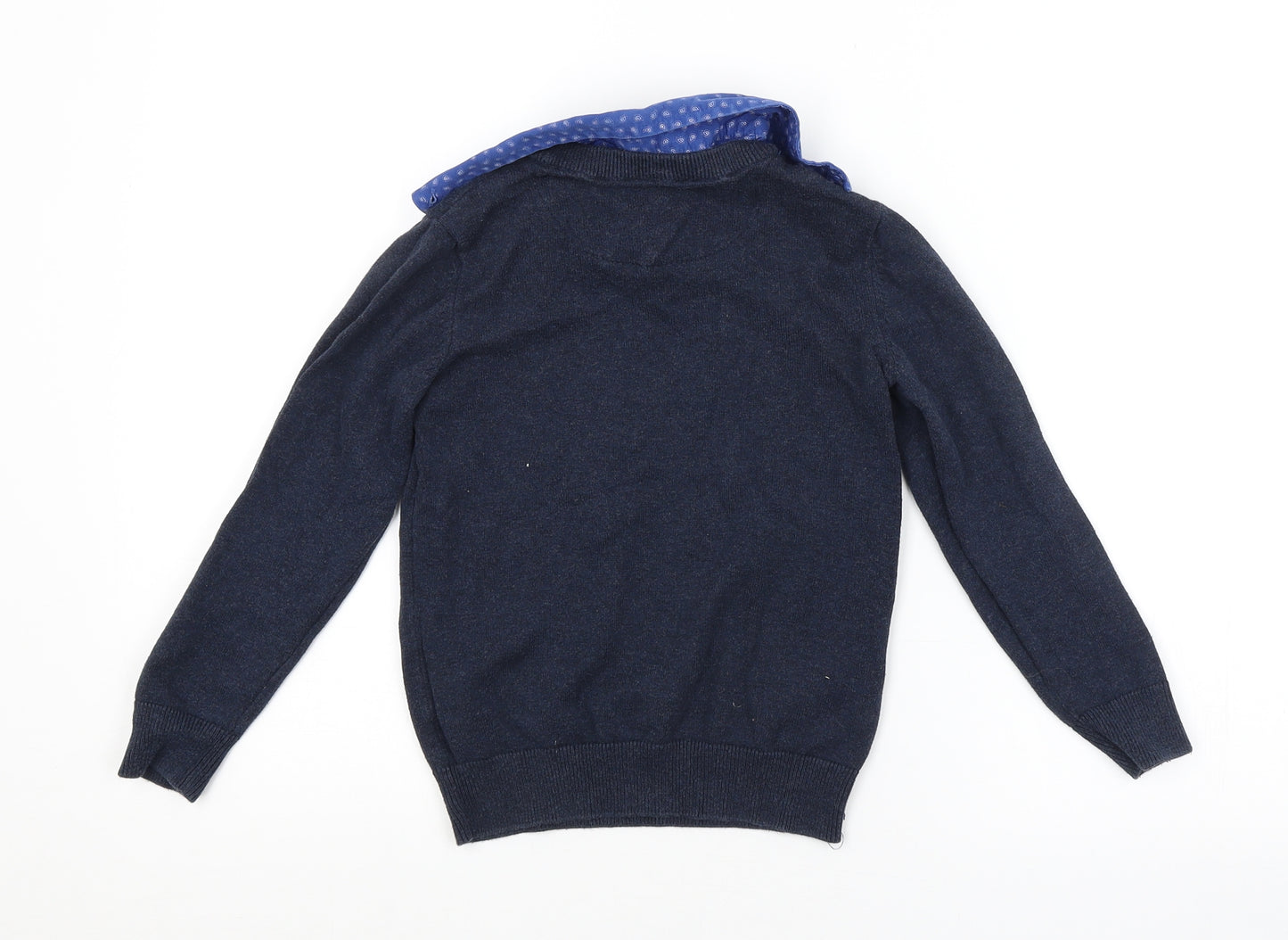 NEXT Boys Blue   Pullover Jumper Size 7 Years