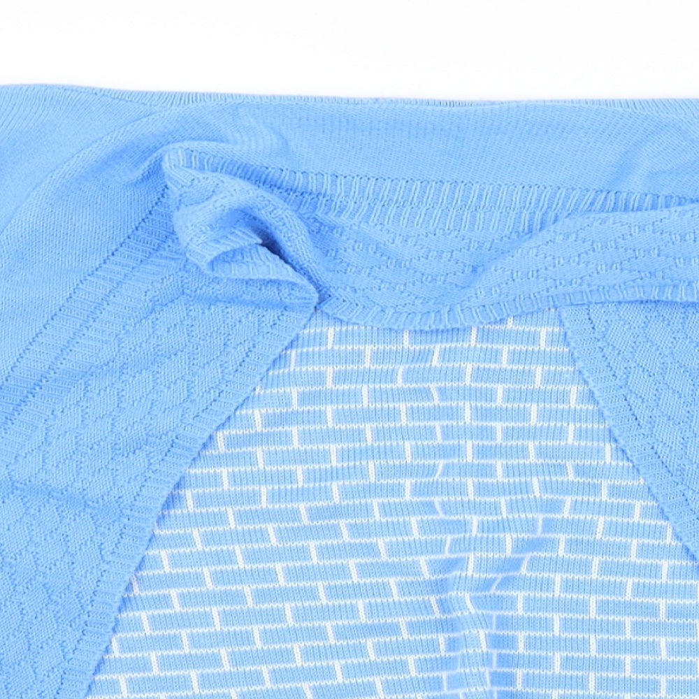 LADY ICE Womens Blue   Cardigan Jumper Size M