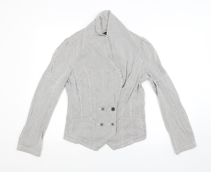 Dorothy Perkins Womens Multicoloured Striped  Jacket  Size 10