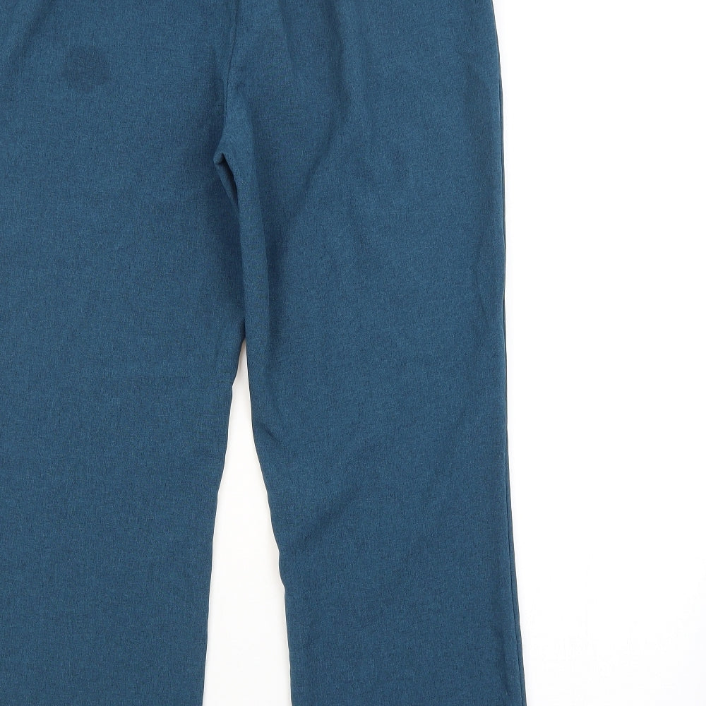 Bonmarché Womens Blue   Trousers  Size 12 L25 in