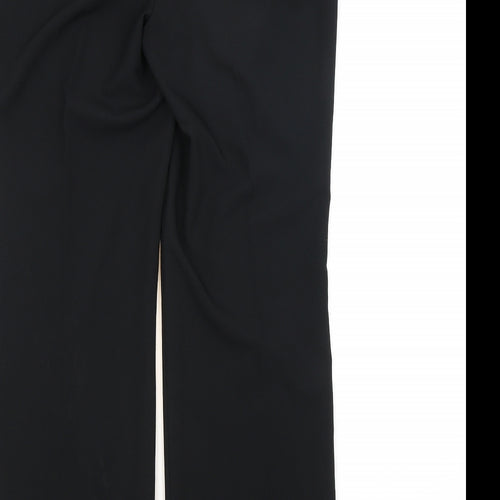 BHS Womens Black   Trousers  Size 10 L30 in