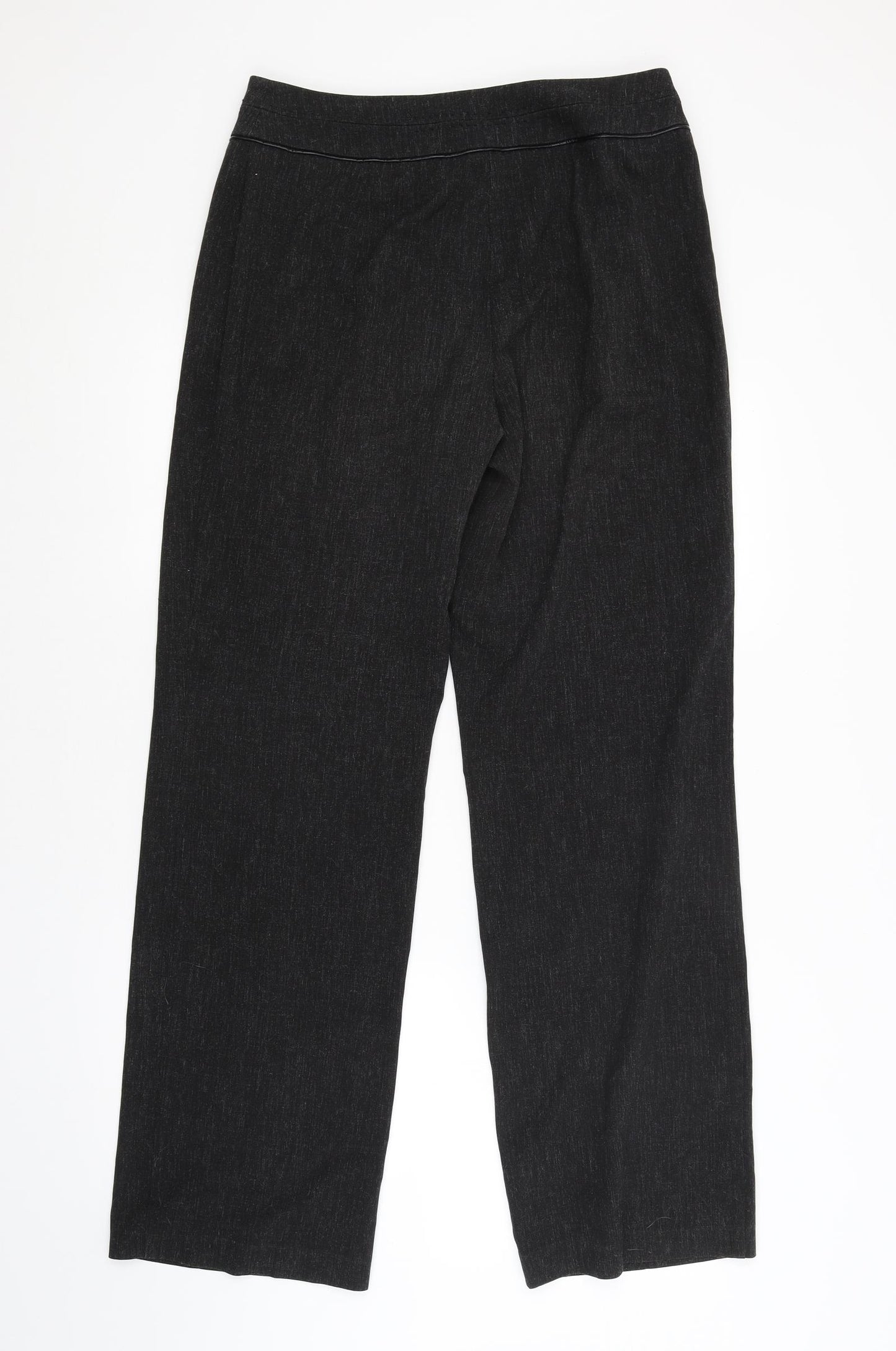 M&S Womens Grey   Trousers  Size 12 L32 in