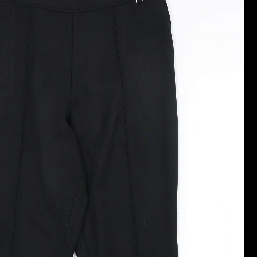 M&S Womens Black   Trousers  Size 18 L24 in