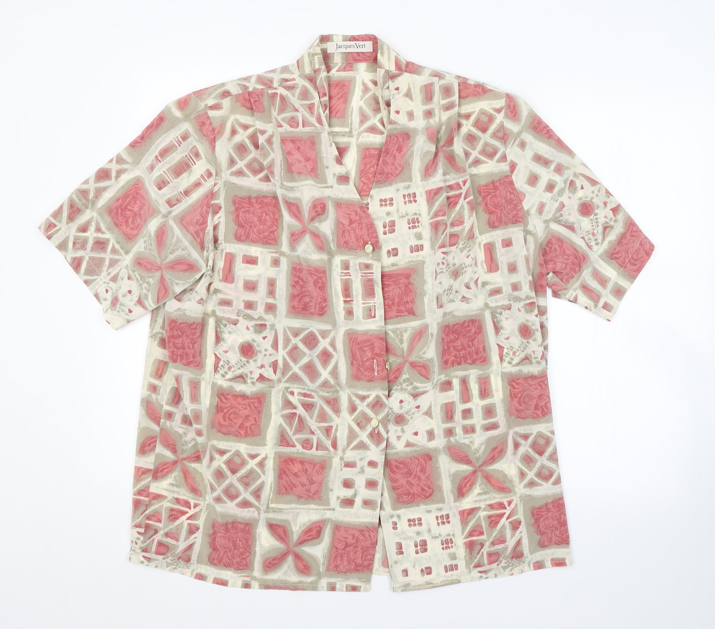 Jacques Vert Womens Multicoloured Check  Basic Button-Up