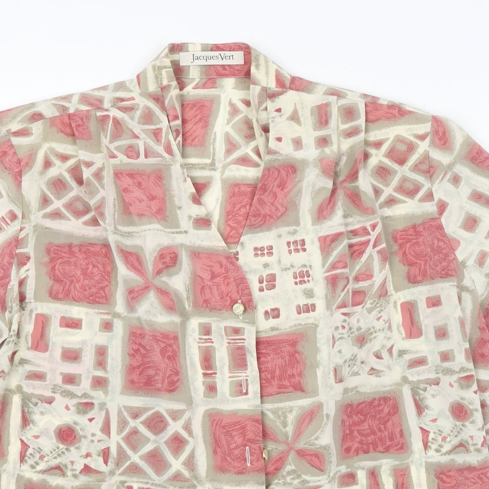 Jacques Vert Womens Multicoloured Check  Basic Button-Up