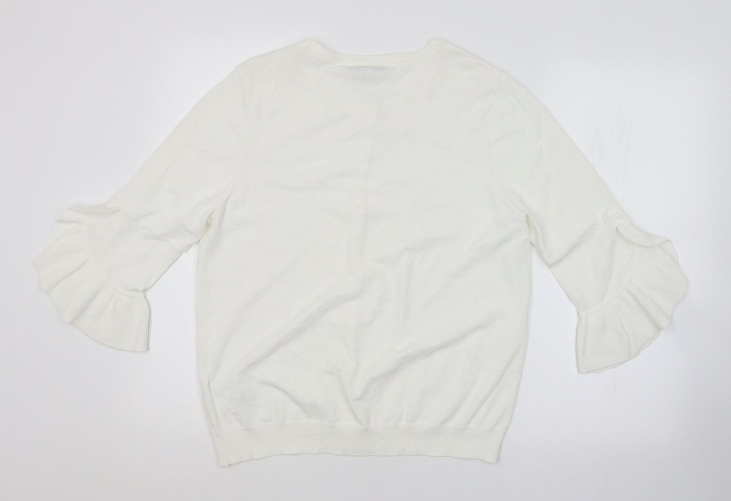 NEXT Womens White   Pullover Jumper Size 16
