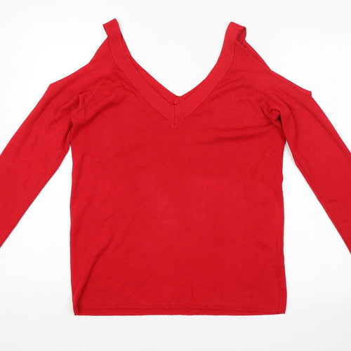 Preworn Womens Red   Pullover Jumper Size 14