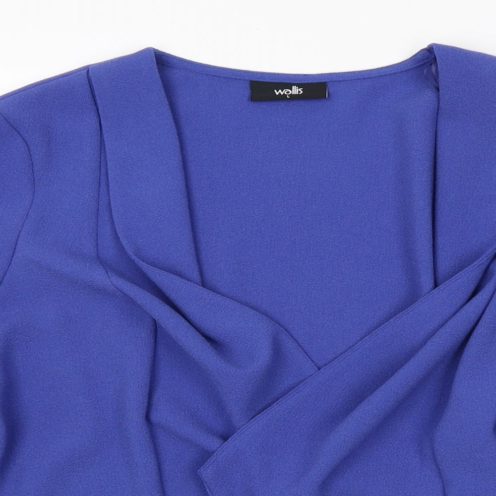 Wallis Womens Blue   Cardigan Jumper Size L