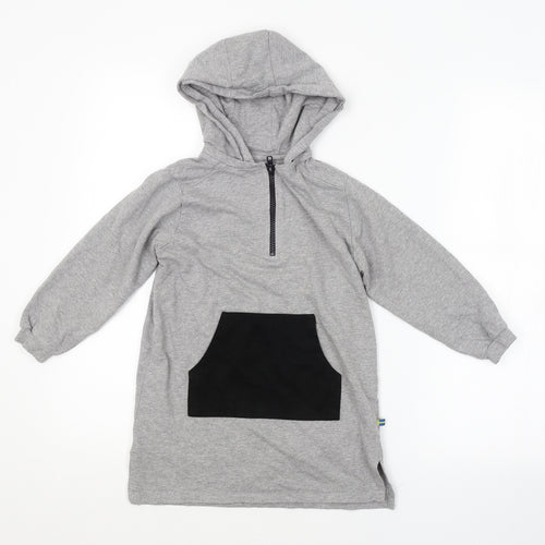 THE BRAND Boys Grey   Pullover Hoodie Size 4-5 Years