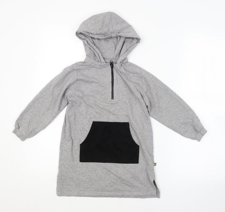 THE BRAND Boys Grey   Pullover Hoodie Size 4-5 Years