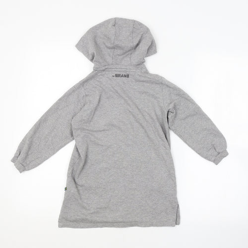 THE BRAND Boys Grey   Pullover Hoodie Size 4-5 Years
