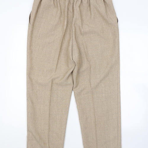 M&S Womens Brown   Trousers  Size 18 L26 in