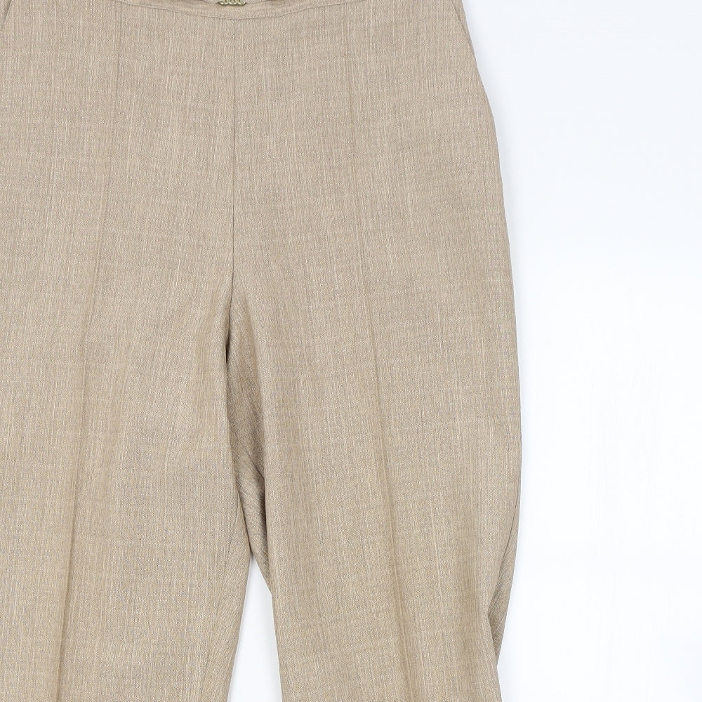 M&S Womens Brown   Trousers  Size 18 L26 in
